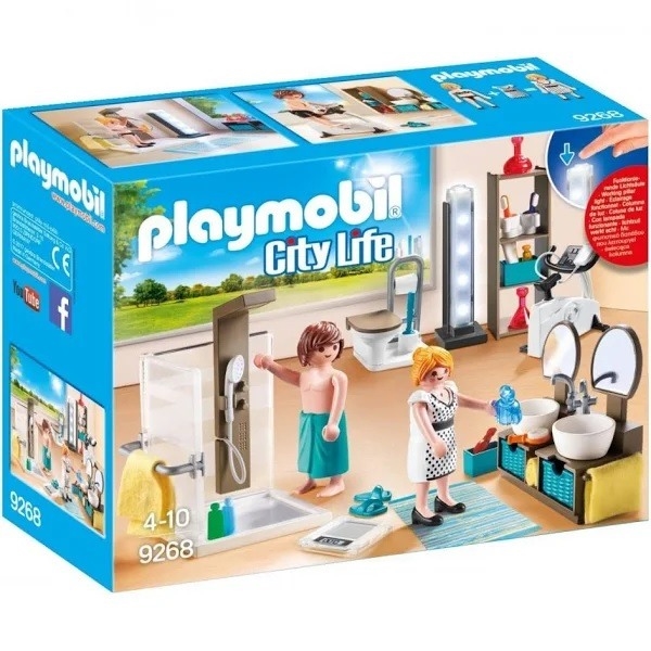 Playmobil City Life Badeværelse - PL9268 - PLAYMOBIL City Life